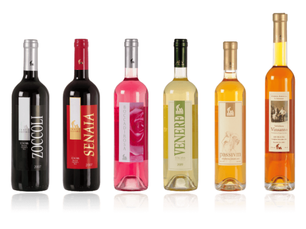 Vini IGT rossi, bianco, rosato